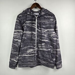 Pino Porte Men's Size Medium Full Zip Marbled Pattern Jacket